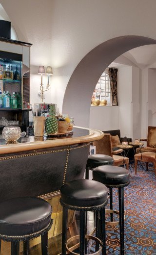 Theke der Bolero Bar in Davos