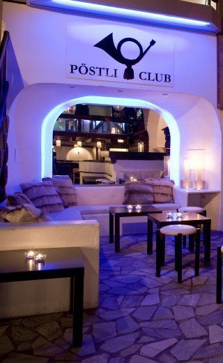 Abende im Pöstli Club des Morosani Hotels
