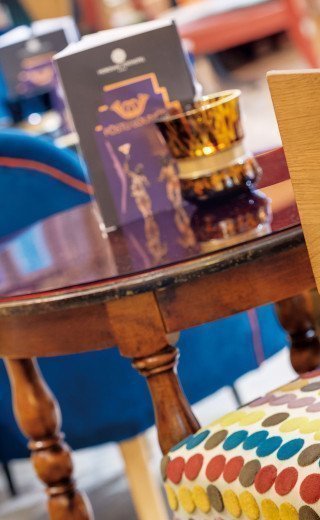 Various furniture at the "Pöstli Lounge" in Davos