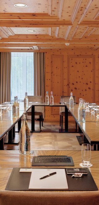 Arvenstube im Morosani Schweizerhof in Davos