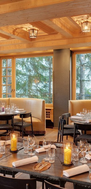 Davoserstube Event in the "Davoserstube" of the Morosani Hotel in Davos