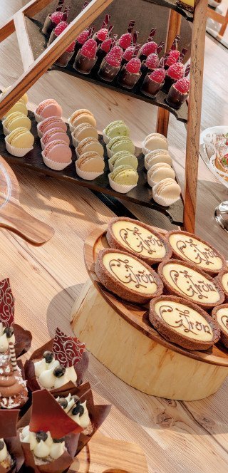 Dessert buffet Dessert Buffet im Morosani Hotel in Davos