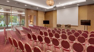Gardenhall Bestuhlter Gartensaal im Morosani Hotel