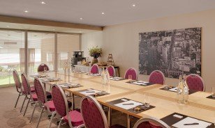 Mezzanine meeting room at the Morosani Hotel Davos