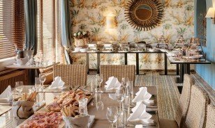 Veranda at the Morosani Hotel Davos