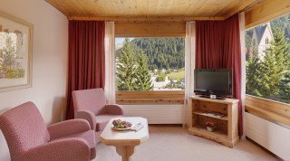 Living area of the "Posthotel" Double Superior Room