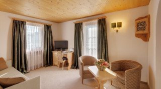 Double Superior Room at the Morosani "Posthotel" in Davos