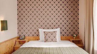 Single Standard Room at the Morosani "Posthotel" in Davos