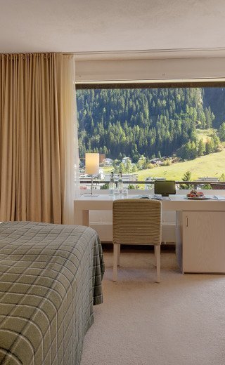 Doppelzimmer Standard im Morosani "Posthotel" in Davos