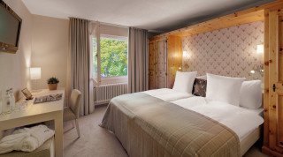 Double sport room at the Morosani "Posthotel" in Davos