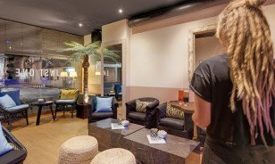 Pop-up-Shot-Bar im Morosani Hotel