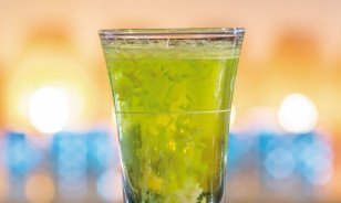 Ghostbuster Shot in Pop-up-Shot-Bar des Morosani Hotels