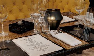 The menu of the Damoro in Davos