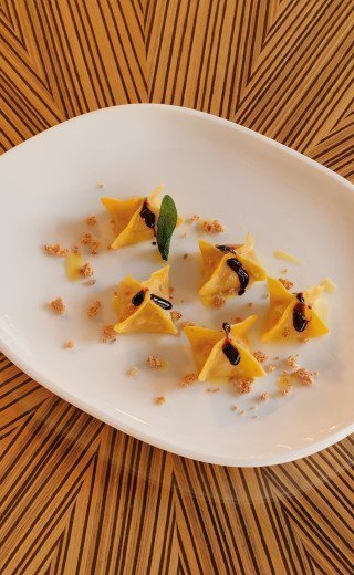 Damoro Tellergericht im Restaurant "Damoro" in Davos