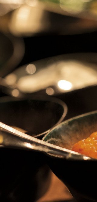 Pöstli Grill Dips in the "Pöstli Grill" of the Morosani Hotel in Davos