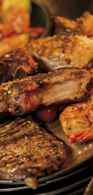 Pöstli Grill Grilled meat in the "Pöstli Grill" in Davos