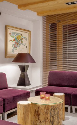 Modern design at the "Pöstli Corner" in Davos