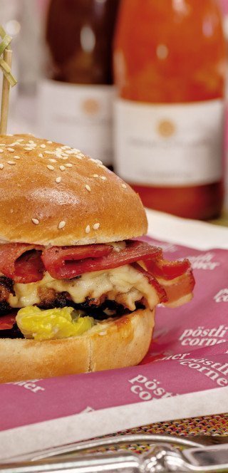 Burger im Pöstli Corner