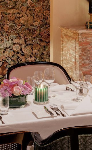 Gedeckter Tisch im Pöstli Restaurant