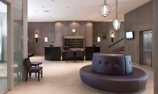 Front office of the Morosani "Schweizerhof" in Davos