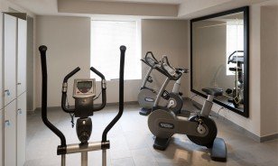 Cardio room at the Morosani "Schweizerhof" in Davos
