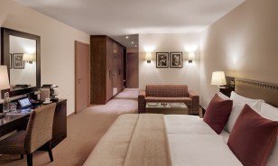 Promenade Junior Suite at the Morosani "Schweizerhof" in Davos